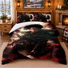 Attack On Titan Pattern Bedding 3Pcs Set Bed Sheet And Pillowcases For Indoor Bedroom