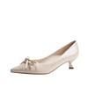 BEIJIANI Damen Stiletto Schleife High Heels - Spitzschuhe Frühling/Herbst