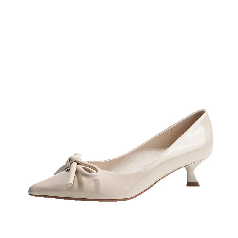 BEIJIANI Damen Stiletto Schleife High Heels - Spitzschuhe Frühling/Herbst