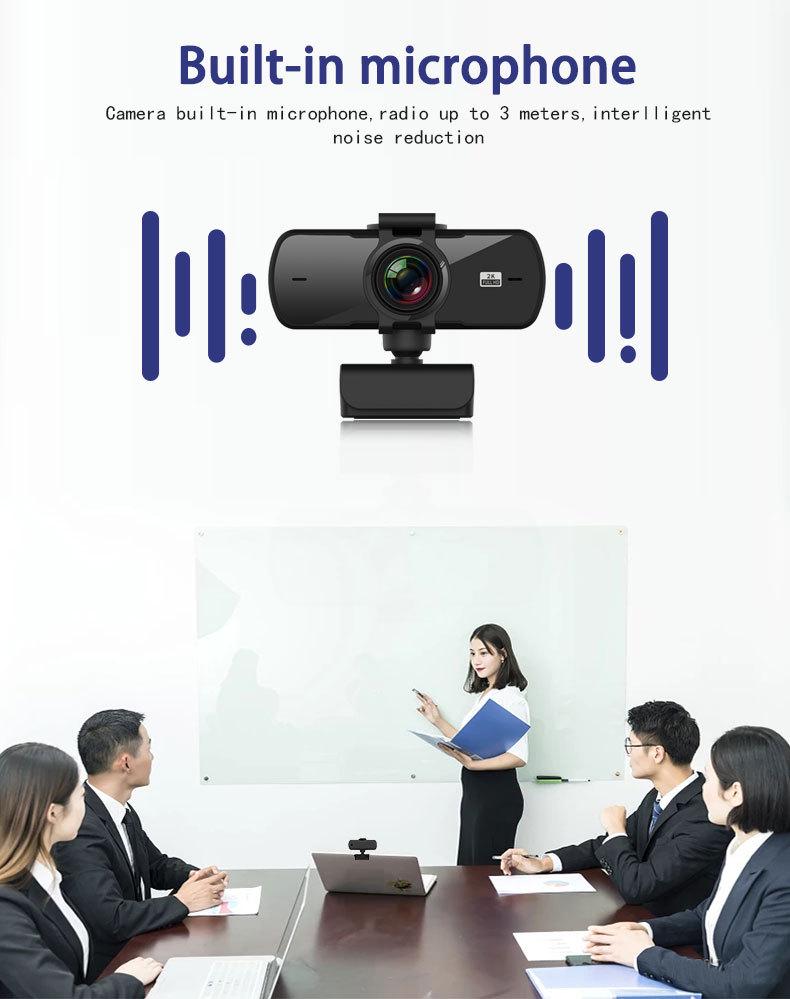 HD USB Webcam for Live Streaming & Conferencing with Built-In Microphone & WiFi, Driver-Free.