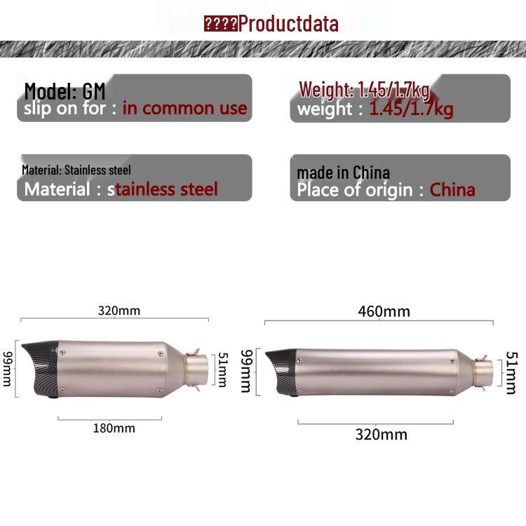 Układ Wydechowy do Motocykli TRK251, Little Ninja Z250, Ninja400, CB500, Young Lion 500