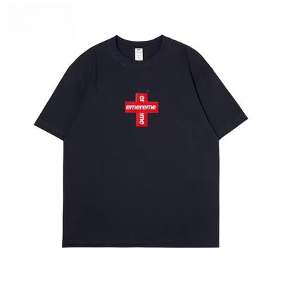 The2025 Summer Bestseller International Brand Fashion Print Breathable Pure Cotton Men's T-shirt Is A Versatile Streetwear Style