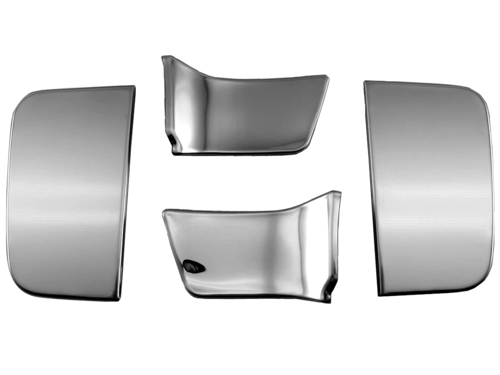 

BRIGHTZ Finish Stainless Steel Inner Door Handle Set for Toyota Solio Ultra-Mirror Covers, Plated, 4-Piece [INS-DHC-143] MA27S/MA37S (Sizes 27-37)