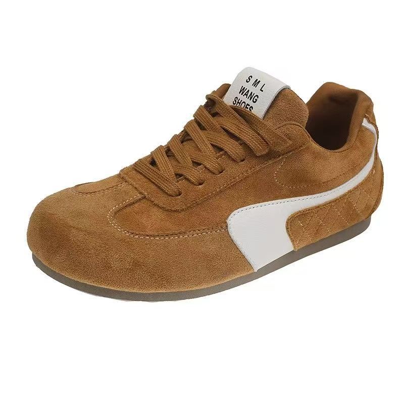 Niche platform German training shoes women's versatile spring 2025 new sports and leisure shoes non-slip running Forrest Gump shoes