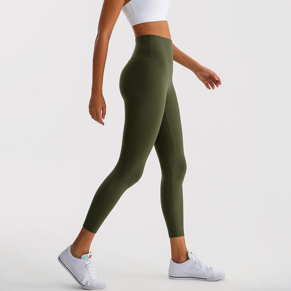 Neue High-Waist Yoga-Hose mit Nude-Gefühl: Damen-Leggings mit Hüftlift, Bauchkontrolle und Feuchtigkeitsableitung