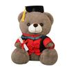 High Quality Creative Cute Dr. Bear Plush Toy Stuffed Soft Kawaii Teddy Animal Dolls Graduation Gift For Kids Girls Friends
