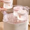 Precision Scale Sealed Container Silicone Sealed Lid Glass Storage Containers  Jewelry