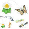 1PCS Electric Butterfly Cat Toy Shake Rotating Flying Automatic Humming Bird Intelligence Training Funny Pet Toys Random Color