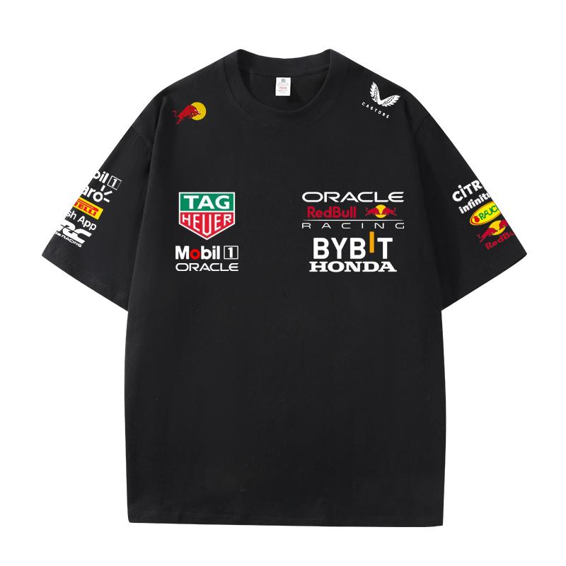 Καλοκαίρι 2026 Φόρμα Αγώνων F1 Red Bull Vestapan Ομάδα Στολή T-shirt Κοντομάνικο T-shirt Στρογγυλή Λαιμόκοψη