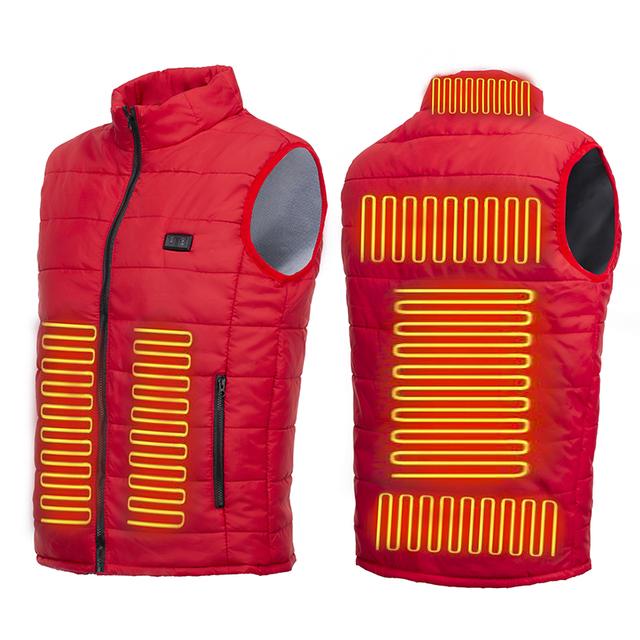 Nuovo 9 posti gilet riscaldato uomini donne usb giacca riscaldata  riscaldamento indumento termico caccia inverno moda heat jacket nero 5XL  6XL acquista in modo economico — spedizione gratuita, recensioni reali con  foto — Joom