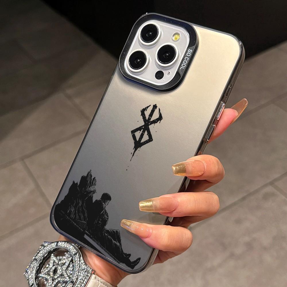 Berserk Guts Hot Anime Phone Case for Xiaomi Mi 14 14T 13 12 T 11 Lite Pro 4G 5G Matte Silver Hard Cover