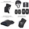 7 Pcs Skating Protective Gear Set Including Helmet Knee Pads Elbow Pads Palm Pads Protective Equipment for Kids and
