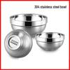LIJIA KITCHENWARE 304 Stainless Steel Double-Layer Insulated Bowl Set