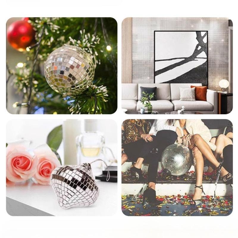 Mosaic Glass Mirror KTV Patch Self-adhesive Glass Lens Wall Sticker DIY Home Wall Decoration Door Frame