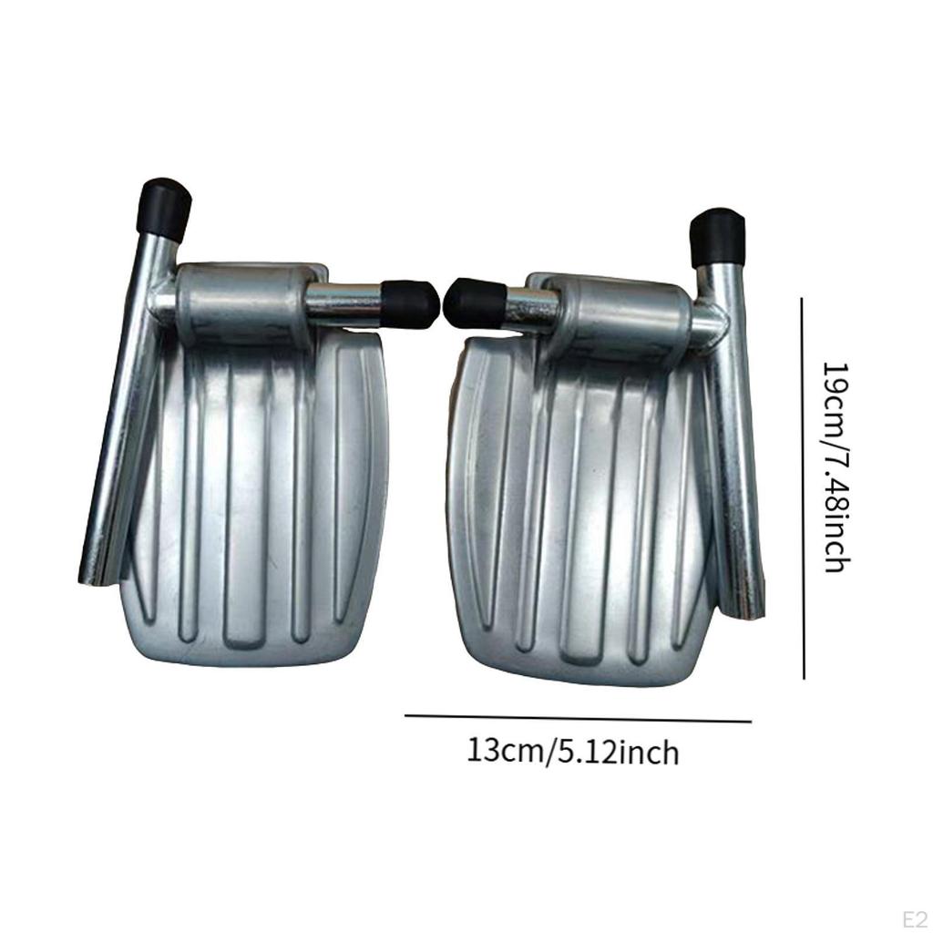 Rollstuhl-Fußstütze für ältere Menschen Ergonomisch Stabil Rutschfeste Textur Ersatz