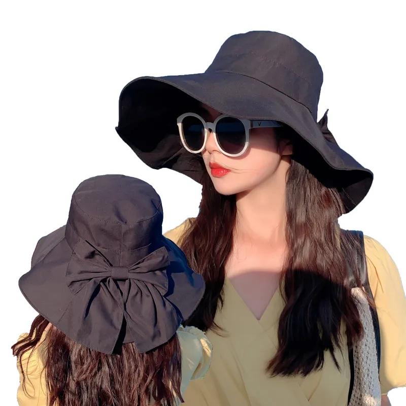 Cappello Da Sole In Paglia Con Tesa Ultra Larga – Nero, Morbido E Pieghevole Per Viaggi E Spiaggia
