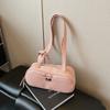 High-end small bag women's summer new versatile messenger bag fashion portable bowling bag