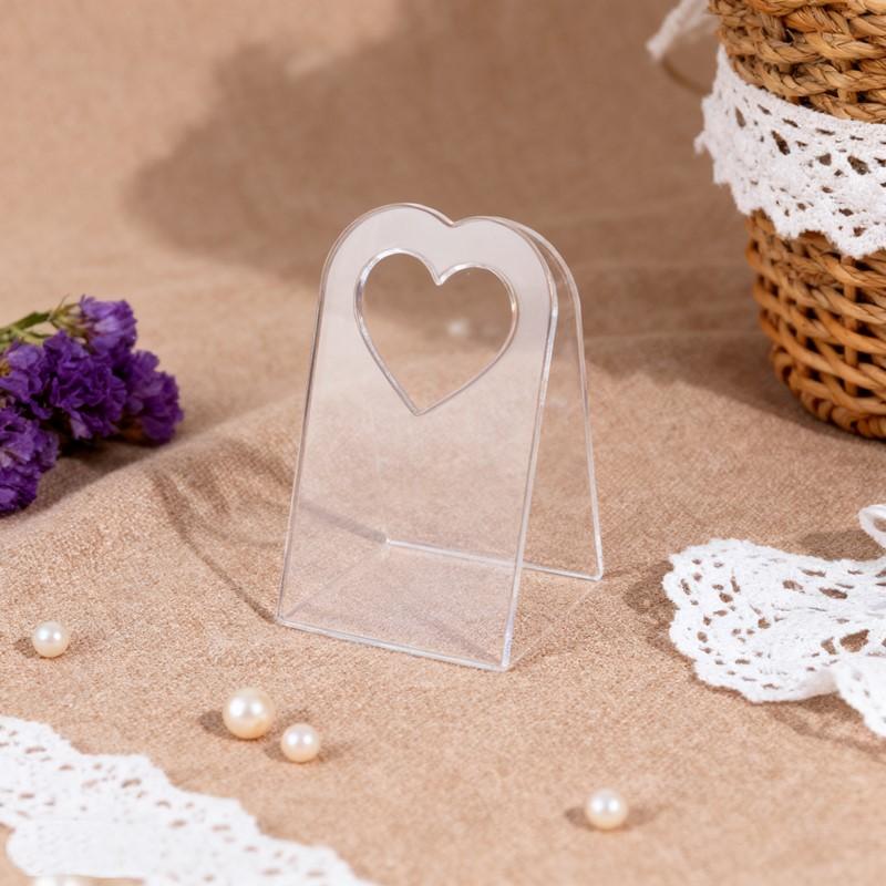 20pcs Table Decoration Gift Boxes, Triangular Acrylic Carrying Baskets, Transparent Candy Box, Wedding, Birthday, Valentine's Day Handheld Gift Basket