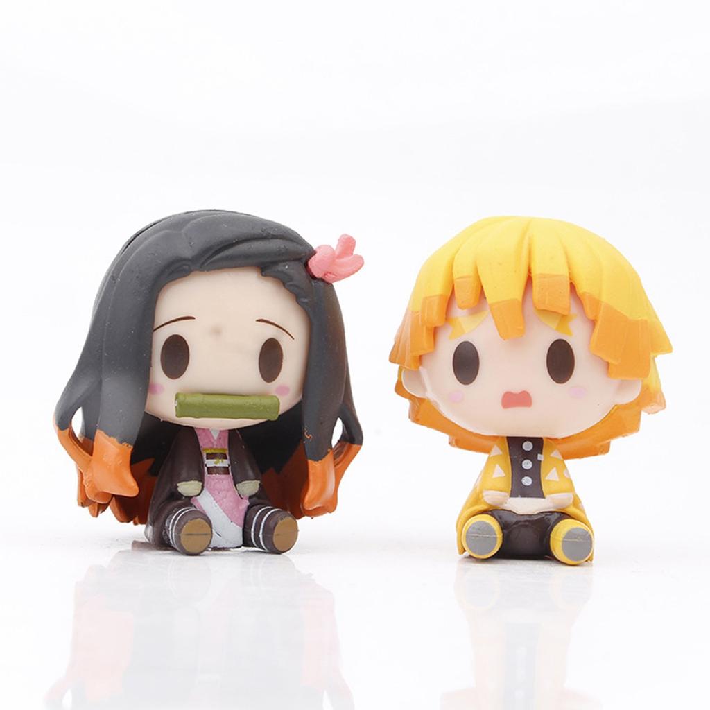 Anime Peripheral Character Figurine Models, Creative Decoration Car Figurine Models