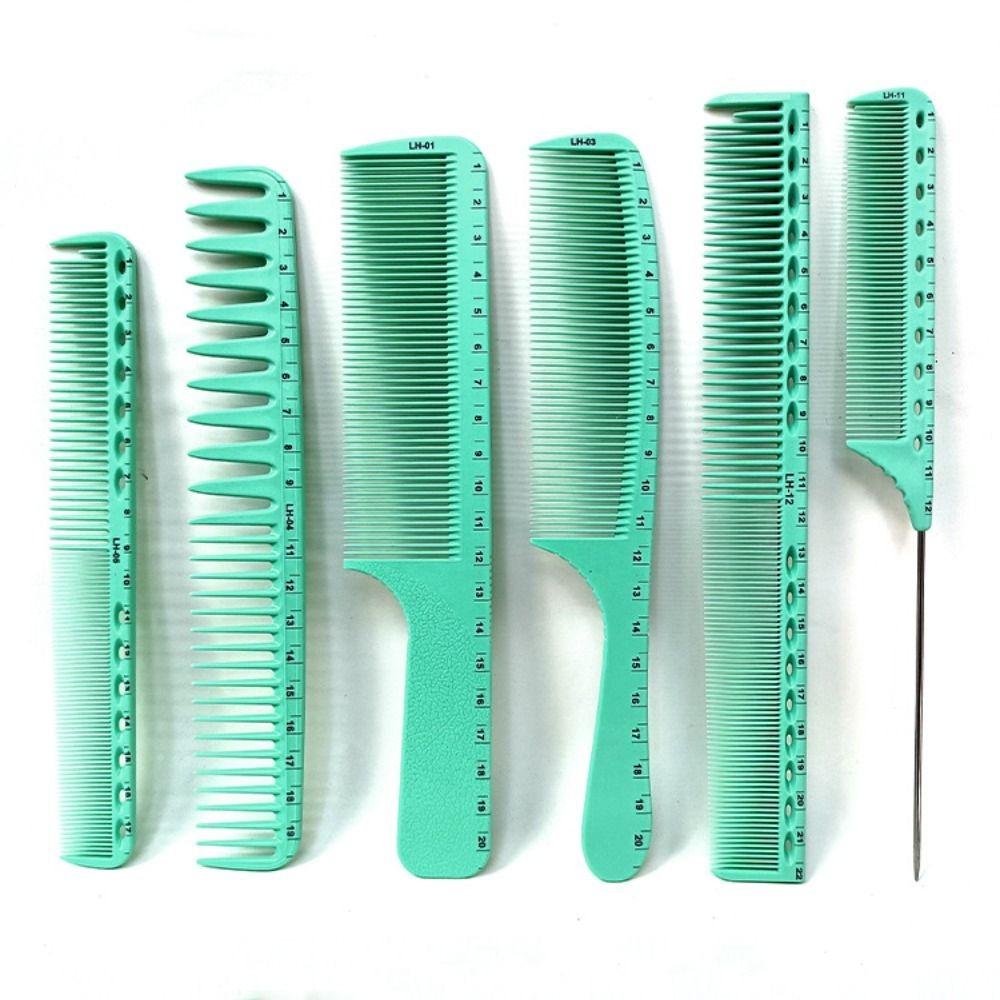 Non-slip Handle Laser Scale Hair Comb Double-sided Professional Hairdressing Comb
