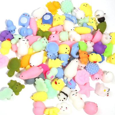 30-Piece Squishy Toys Stress Relief Ball Squeeze Toys Fun Cartoon Character Sensory Fidget Toys