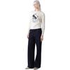 Karl Lagerfeld Sweaters Women's Ecru Crew Neck Moderate Other P27L2318110
