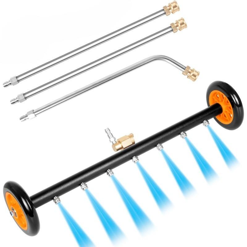 

4000psi High Pressure Cleaning Gun 7 Hole Rotating Nozzle for Car Wash Underbody Cleaning Municipal Sanitation Use