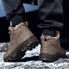 Warm Winter Men Boots Fashion Snow Boots Winter Outdoor Shoes Men Military Fur Ankle Boots For Men Walking Shoes Hiking Boots