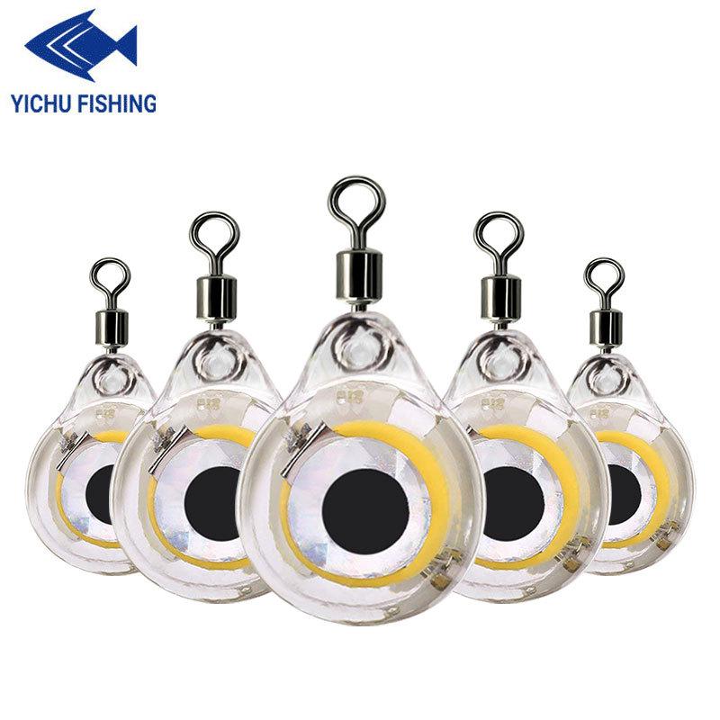 Dostępne 2,6 cm Podwodne LED Światło Przyciągające Ryby – Wielokolorowy Przynęta