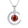 Sterling Silver Moissanite Necklace for Women High-end Design Pendant Niche Smart Clavicle Chain Female Fine Jewelry