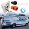 Raccordi Rapidi per Sistema Idrico del Camper Adattatori Filettati in Ottone Anti-Perdita Materiale PP Resistente per Campeggio