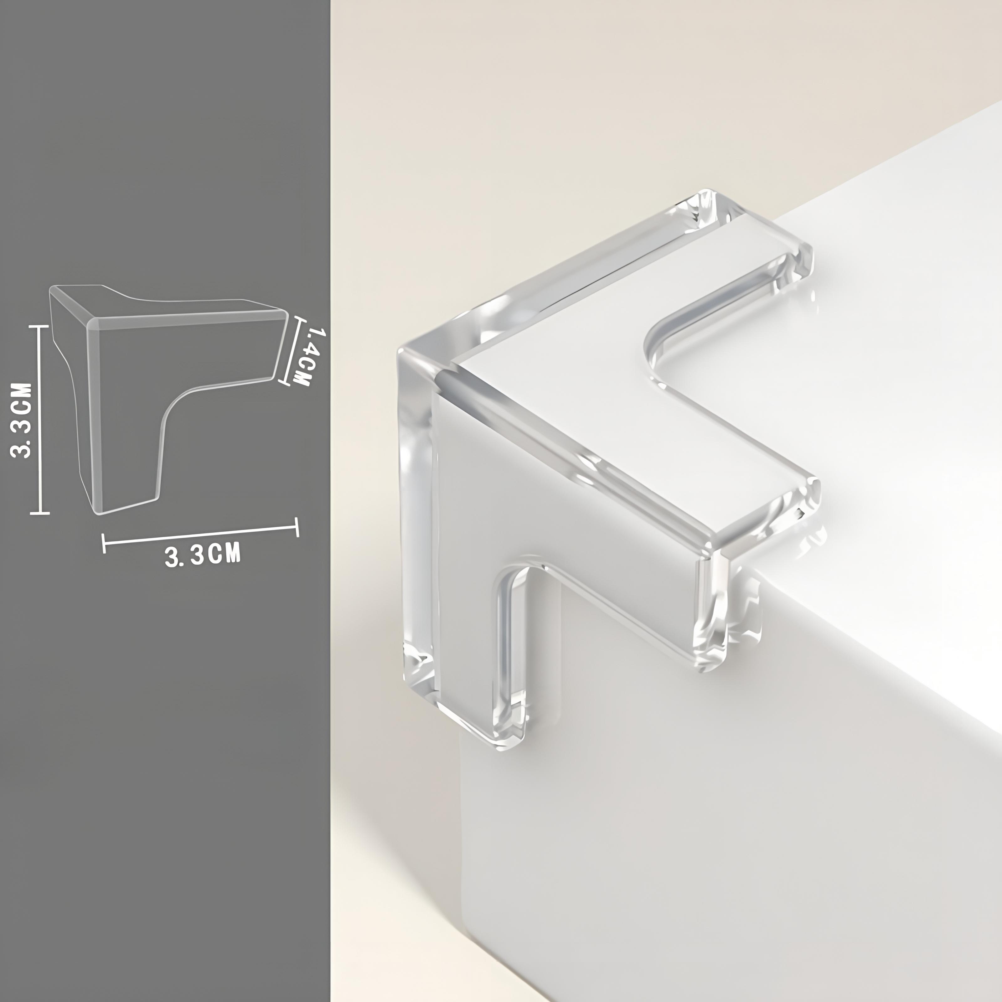 

Детская безопасность Силиконовый протектор для углов стола Защитный чехол для мебели Прозрачный детский протектор для защиты от столкновений слоновая кость