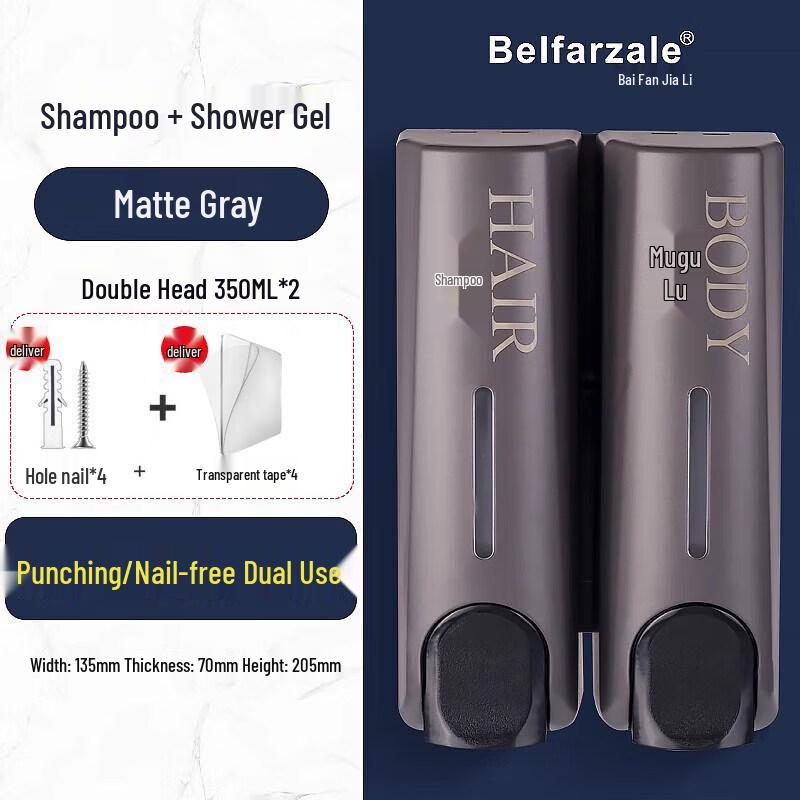 LIEI Wall-Mounted Ceramic Soap Dispenser