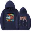 Unisex Love On Tour 2023 Letter Print Casual Sports Hoodie
