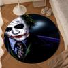 Jo-ker's Masked Faces Round Rug for Livingroom,Bedroom, Palyroom, Chair Rug, Area Rug, Circle Carpet, Large Size Fan Christmas Gift