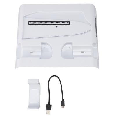 RGB Gaming Console Cooling Station 3 Level Adjustable Cooling Fan Dual Controller Charger Dock With