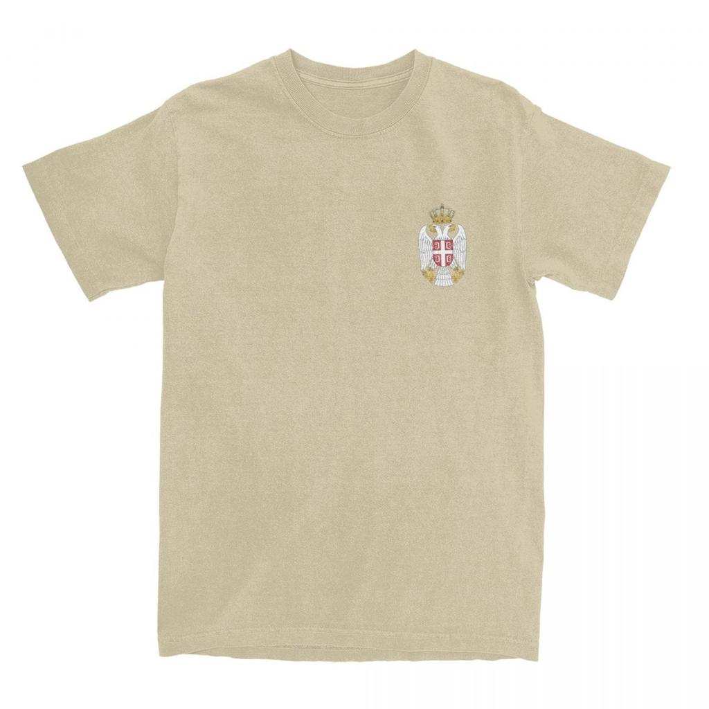 Haikyu T-Shirt Serbian Flag Symbol 100% Cotton T Shirts Fashion Tshirt for Man Summer Y2K Basic Casual Short Sleeve Tees