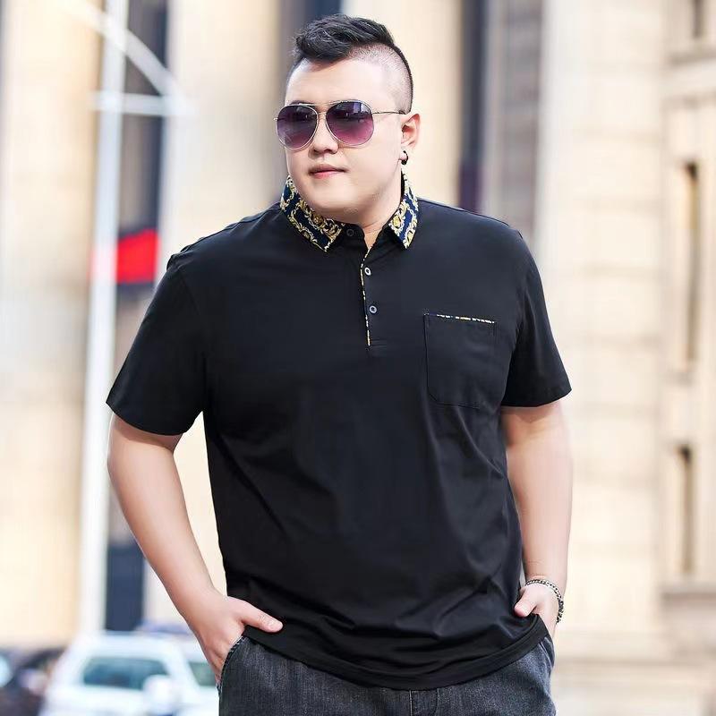 Business Feuchtigkeitstransport Weiche Qualität Atmungsaktiv Herren Lockeres Poloshirt--Knitterarm Lässig Sportlich Kurzarm Halshemd