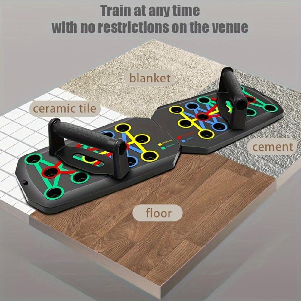 Liegestützbrett, multifunktionales Heim- und Fitnessstudio-Trainingsgerät, Liegestützhilfe, Brustmuskeltrainer, Krafttrainingsgerät (1 Stück)