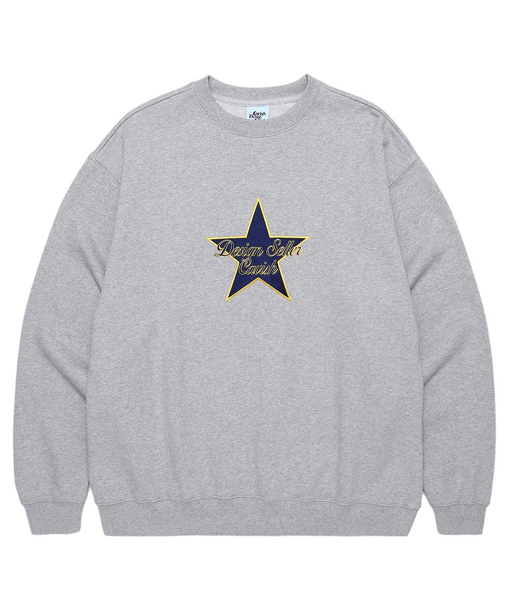 Свитшот Cabisi с вышивкой логотипа Star, серый(Cv2Cfum462A) Grey/S