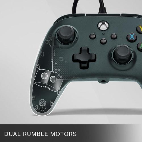 [2 Year Warranty] PowerA Wired Controller Xbox Series X|S Xbox One PC for Windows 10/11 (Official Licensed) 1519265-01 Black Double Vibration Function