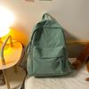Vodotěsný nylonový batoh pro ženy Jednoduchý jednobarevný batoh na knihy Cestovní batoh pro studentky Školní taška Dámské tašky přes rameno