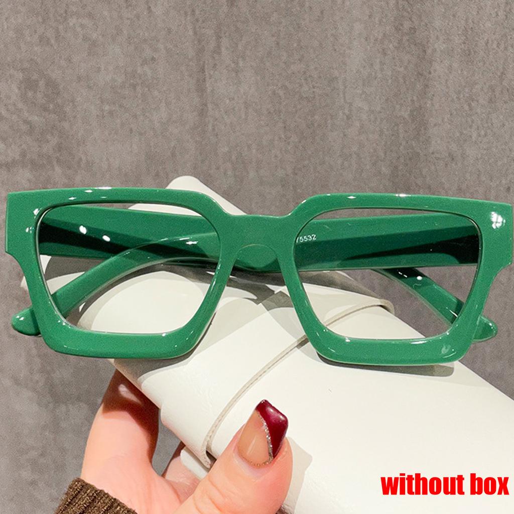 Luxury Women Men Blue Light Blocking Computer Eye Plain Glasses Vintage Colorful Oversized Optical Spectacle Eyeglasses Goggles