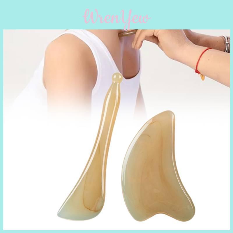 Premium Natural Resin Gua Sha Board For Facial And Neck Massage With Thick Design