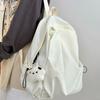Large Capacity Korean Style Backpack Simple & Casual Dual-shoulder Bag for Travel & Daily Use