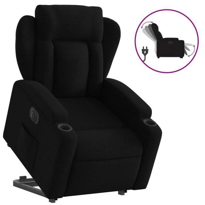 VidaXL Fauteuil Inclinable Électrique, Chaise de Relaxation avec Dossier et Repose-pied Réglables, Siège de Salon, Moderne, 3204508