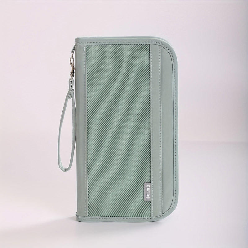 Large Capacity Portable Travel Boarding Passport Holder Wallet Multifunctional Document Organizer Credit Cards Case for Women Men