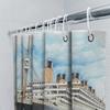 Vintage Titanic Shower Curtain 3D Printed Waterproof Fabric Nautical Bathroom Decor Wall Hanging Custom Size Available For Purch