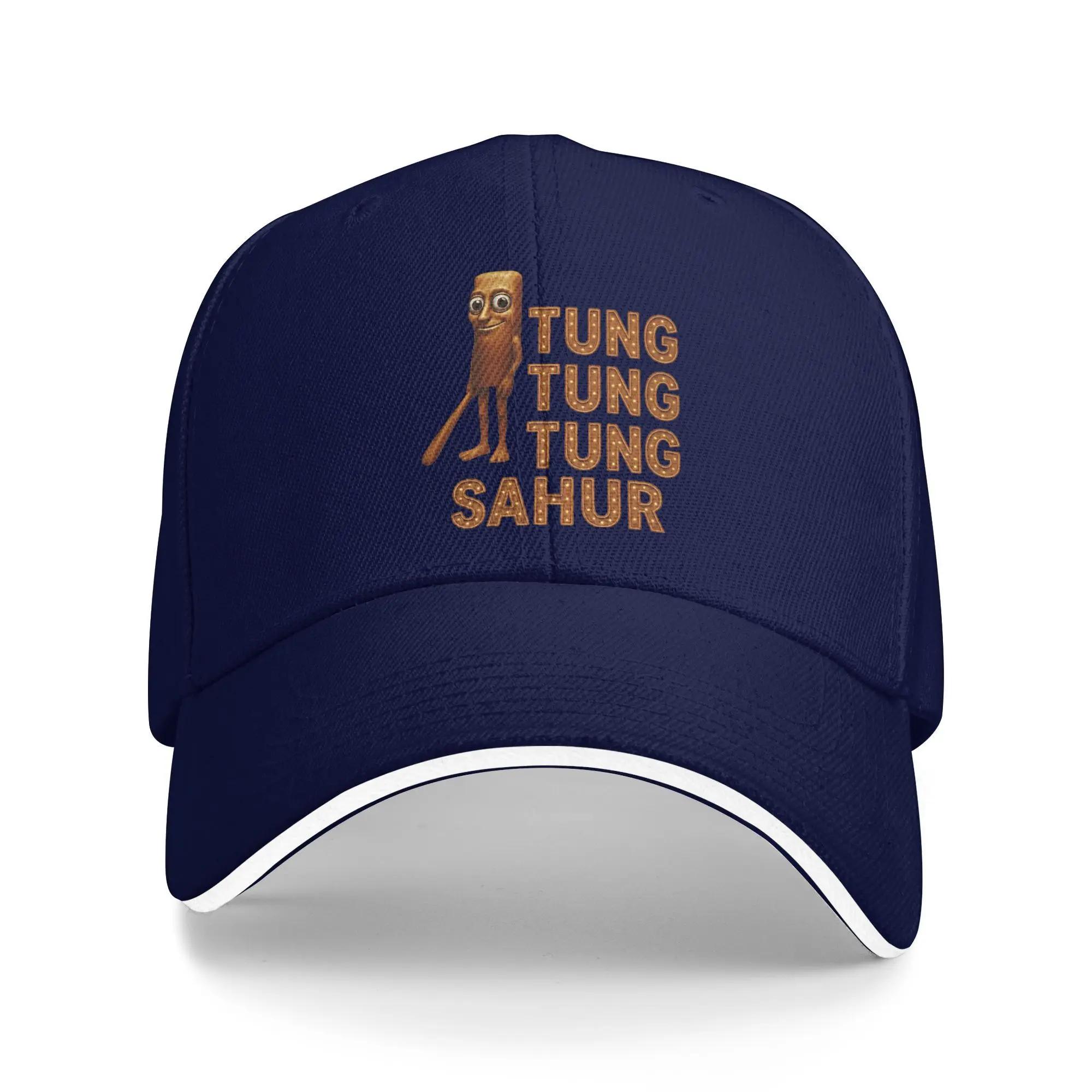 

Tung Tung Tung Sahur Sun Baseball Cap Summer Trendy Hip Hop Hats For Unisex Men Tennis Skate Snapback Cap One Size