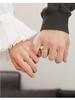 925 Sterling Silver French-Style Couple Rings: Elegant Niche Design Wedding Bands for Men and Women - Ideal Christmas Gift